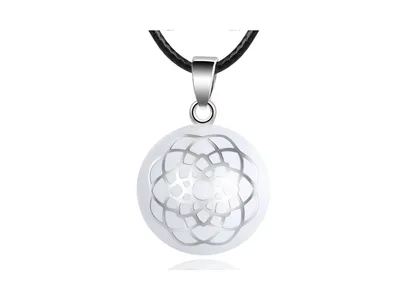 Clariz zwangerschapsbel - Wit met Mandala